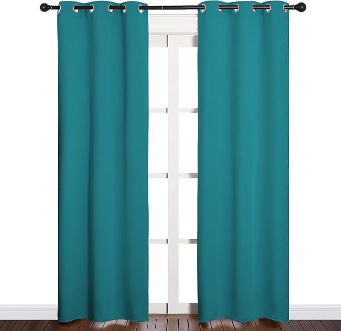 NICETOWN Room Darkening Curtains 84 inch Length 2 Panels, Thermal Insulated - Image 2