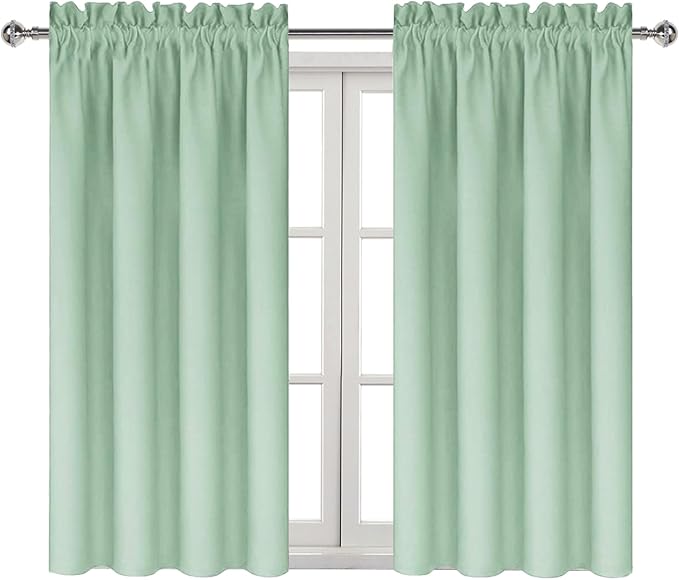 DWCN Blackout Curtains Room Darkening Thermal Insulated Bedroom Curtains Window - Image 9
