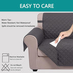 U-NICE HOME Futon Sofa Covers Reversible Sofa Slipcover Armless Cover Furniture - Image 4