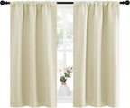 NICETOWN Kitchen Curtains, Short Blackout Curtains & Drapes, Small Window - Image 2