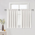 DWCN Short Ivory Blackout Curtains by DWCN