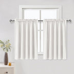 DWCN Short Ivory Blackout Curtains by DWCN