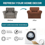 Turquoize 2 Piece Chair Covers Chair Slipcovers - Image 7
