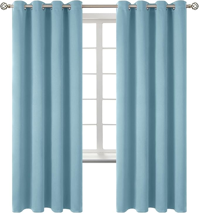 BGment Room Darkening Curtains 72 Inches Long by BGment