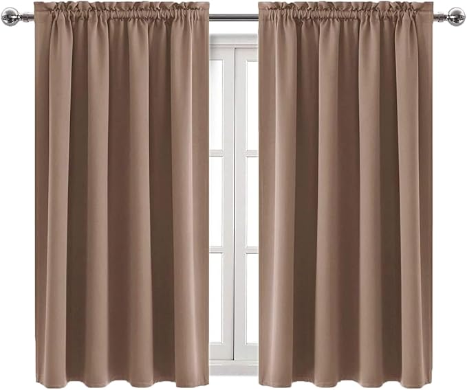 DWCN Blackout Curtains Room Darkening Thermal Insulated Bedroom Curtains Window - Image 8