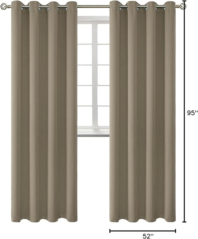 BGment Room Darkening Curtains 95 Inches Long - Image 9
