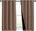 NICETOWN Bedroom Full Blackout Curtain Panels, Super Thick Insulated Window by NICETOWN