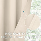 BGment Champagne Short Room Darkening Curtains - Image 7