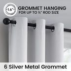 SimpleHome 100% Blackout Curtains - Image 5