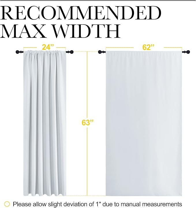 NICETOWN Bedroom Window Curtain Panels - Image 7