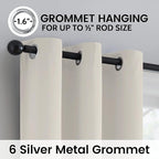 SimpleHome 100% Blackout Curtains - Image 5