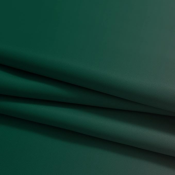 Yakamok Dark Green Ombre Curtains 84 Inches Long, Light Blocking Gradient Color - Image 6