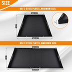 20 Inch Fireplace Grate Heavy Duty Solid Steel with 3 Piece Fireplace Tray Ash Pan for Indoor Hearth Outdoor Fire Pit Chimney Hearth Kindling Tool