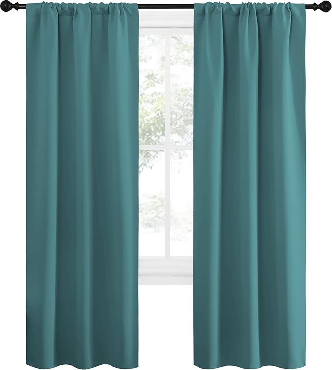 NICETOWN Blackout Curtains for Living Curtains, Three Pass Microfiber Noise - Image 2
