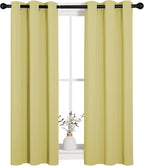 NICETOWN Window Curtain Panels, Thermal Insulated Solid Grommet Blackout - Image 2