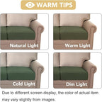H.VERSAILTEX High Stretch Couch Cushion Covers, Chair Sofa Seat Slipcovers - Image 3
