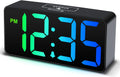 DreamSky Small Digital Alarm Clock for Bedroom, RGB Kids Alarm Clock Boys