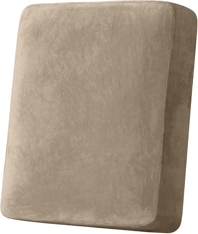 Couch Cover Stretch Velvet Sofa Cushion Cover 1-Piece by Taque
