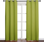 NICETOWN Window Treatment Thermal Insulated Solid Grommet Blackout by NICETOWN
