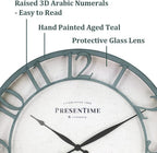Presentime 21" Farmhouse Series Wall Clock