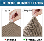 H.VERSAILTEX 3 Piece Stretch Sofa Covers - Image 3