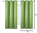 LEMOMO Light Green Bedroom Blackout Curtains - Image 9