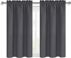 DWCN Blackout Curtains for Bedroom 54 Inch Length 2 Panels Set, Solid Thermal - Image 9