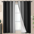 SimpleHome Ombre 100% Blackout Curtains by SimpleHome