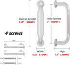 3 Inch Brushed Nickel Cabinet Pulls 10 Pack