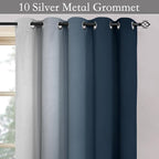 SimpleHome Ombre Room Darkening Curtains - Image 4
