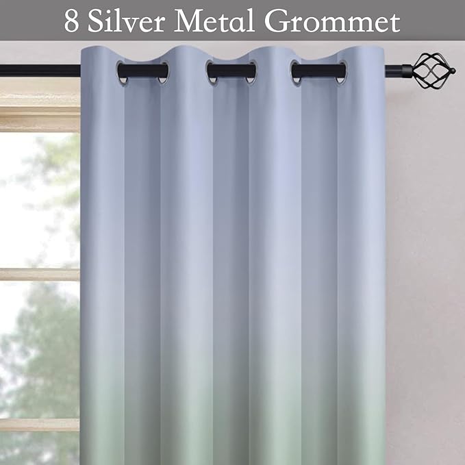 SimpleHome Ombre Room Darkening Curtains - Image 2
