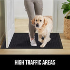 GORILLA GRIP 100% Waterproof All-Season WeatherMAX Doormat 35x23, US Designed - Image 6