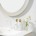 Prus Waso Gold Soap Dispenser Bathroom Set