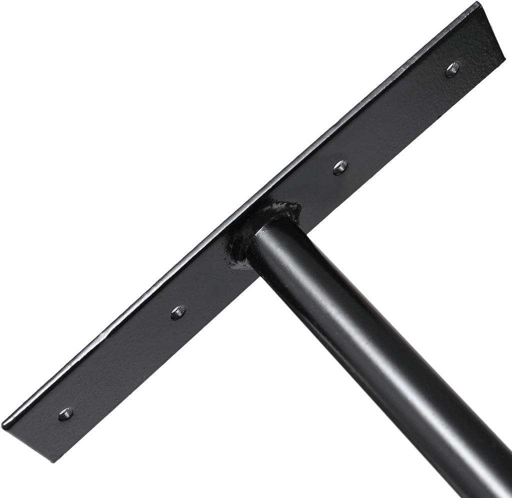 Overhead Garage Storage Hooks Rack Ceiling Mounted, Heavy Duty Utility Hooks Ladder Hanger for Hanging Hose Pipe Lumber & Other Bulky Items (2 Pack, Black)