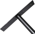 Overhead Garage Storage Hooks Rack Ceiling Mounted, Heavy Duty Utility Hooks Ladder Hanger for Hanging Hose Pipe Lumber & Other Bulky Items (2 Pack, Black)