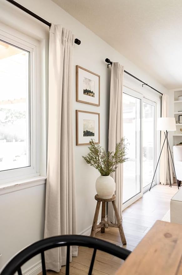 100% Blackout Shield Linen Blackout Curtains - Image 5