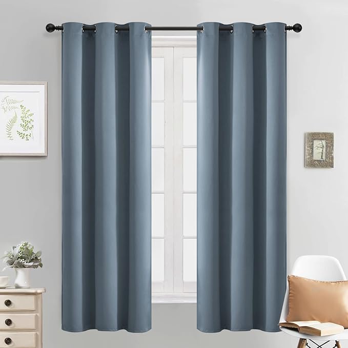 Yakamok Light Blocking Room Darkening Thermal Curtain Panels Blackout Curtains by Yakamok