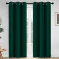 Yakamok Dark Green Blackout Curtains by Yakamok