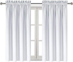 DWCN Greyish White Blackout Curtains - Image 9