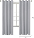 BGment Room Darkening Curtains 72 Inches Long - Image 9