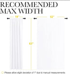 NICETOWN Bedroom Window Curtain Panels - Image 8