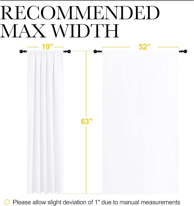 NICETOWN Bedroom Window Curtain Panels - Image 8