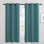 NICETOWN Kitchen Blackout Curtains 48 inches Long, Thermal Insulated Solid by NICETOWN
