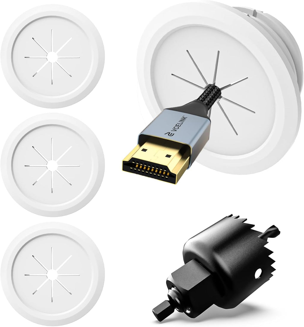VCELINK in-Wall Cable Management Kit, Fits 4 Low-Voltage Cables, 4-Pack