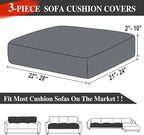 Couch Cushion Covers Seat Cushion Cover Stretch Couch Cover Separate Sectional - Image 6