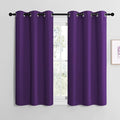 NICETOWN Purple Kitchen Blackout Curtains, Home Decoration Thermal Insulated by NICETOWN