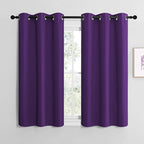 NICETOWN Purple Kitchen Blackout Curtains, Home Decoration Thermal Insulated by NICETOWN