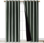 NICETOWN 100% Blackout Window Curtain Panels, Cold and Full Light Blocking by NICETOWN