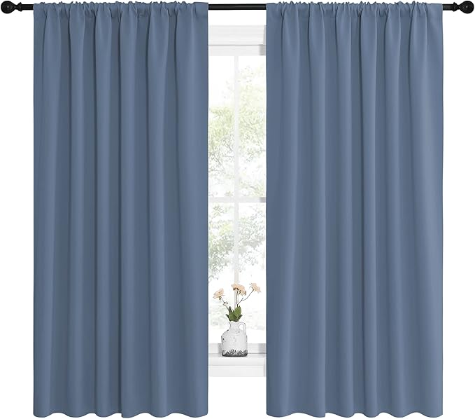 NICETOWN Blackout Curtains for Bedroom, Window Treatment Energy Saving Thermal - Image 2