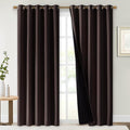 NICETOWN 100% Blackout Window Curtain Panels, Cold and Full Light Blocking by NICETOWN